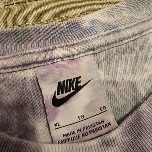 Nike Sportswear 90 Tye Dye Embroidered Swoosh T Shirt Men's XL - Picture 5 of 8